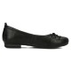 Balerini piele naturala dama negru Filippo DP6249-24-BK-Negru