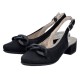 Pantofi dama negru Rieker toc mic 47068-00-Negru